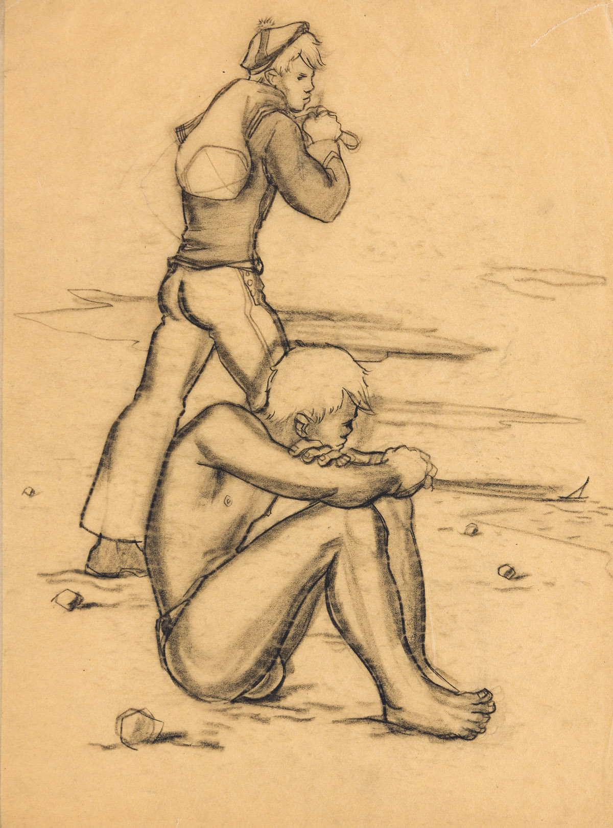 AVEL DE KNIGHT (1923-1995) Three Drawings.